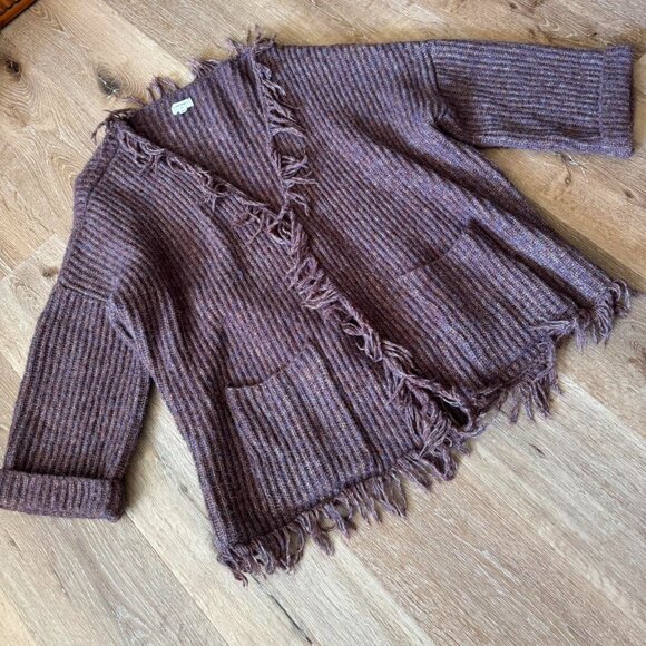World market fringe oversized cape dolman looking cardigan OS - Picture 1 of 4